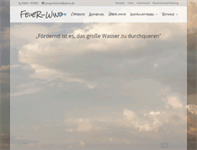 Tablet Screenshot of feuer-wind.de